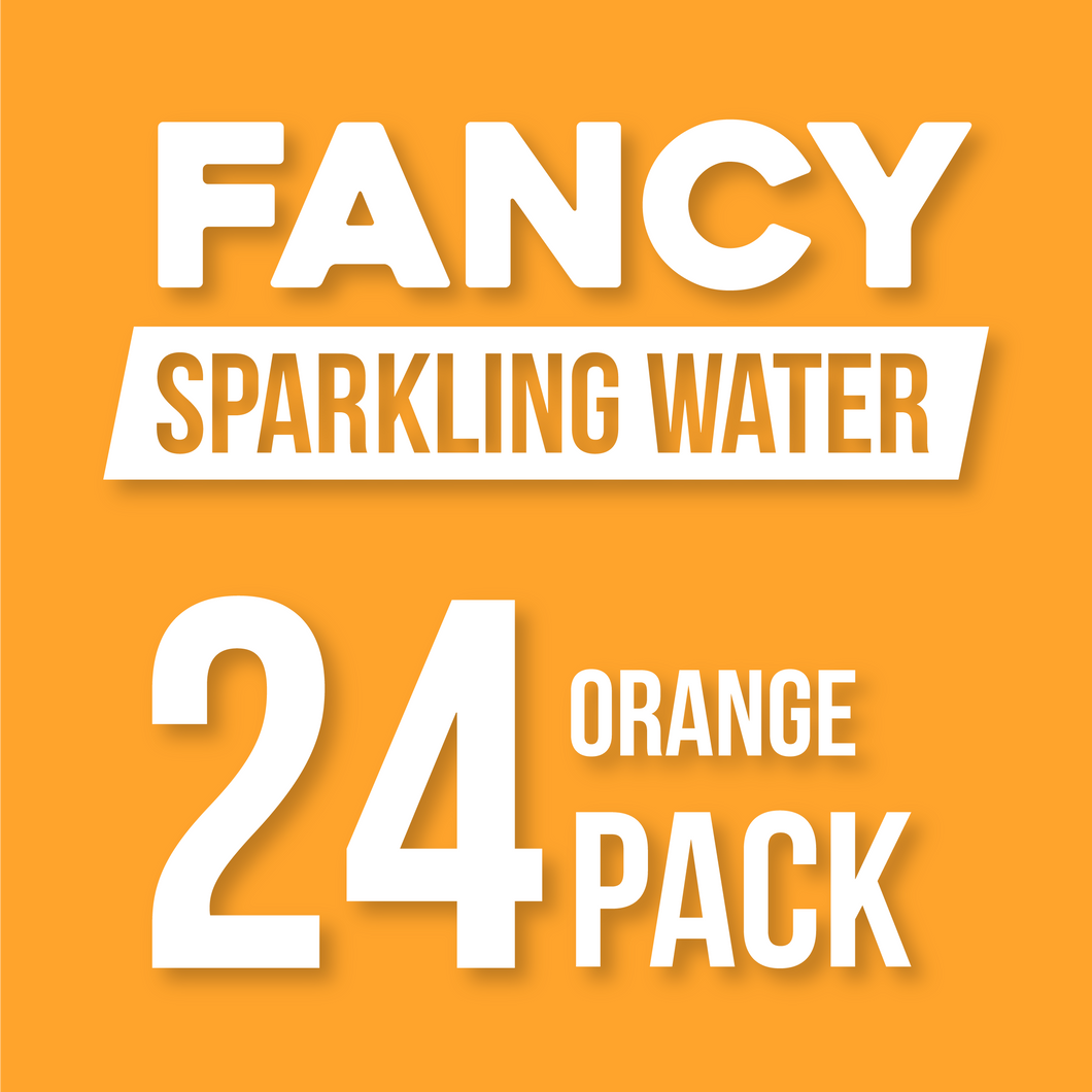Fancy Sparkling Water - x24 Case - Orange (0%) - $50