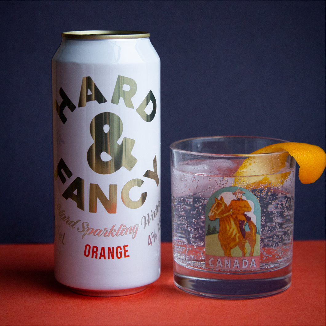 Hard & Fancy - Orange (4%) - Hard Sparkling Water