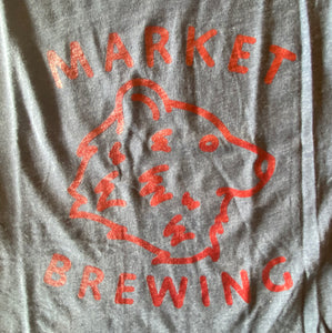 Market T Shirt - Navy