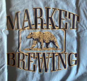 Market T Shirt - Light Blue