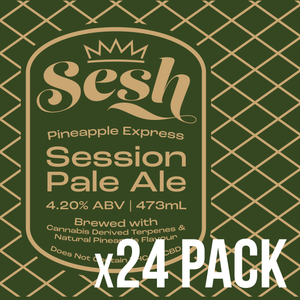 Sesh- Session Pale Ale w/ Pineapple Express Terpenes (4.20%) - x24 Cans - $88.75