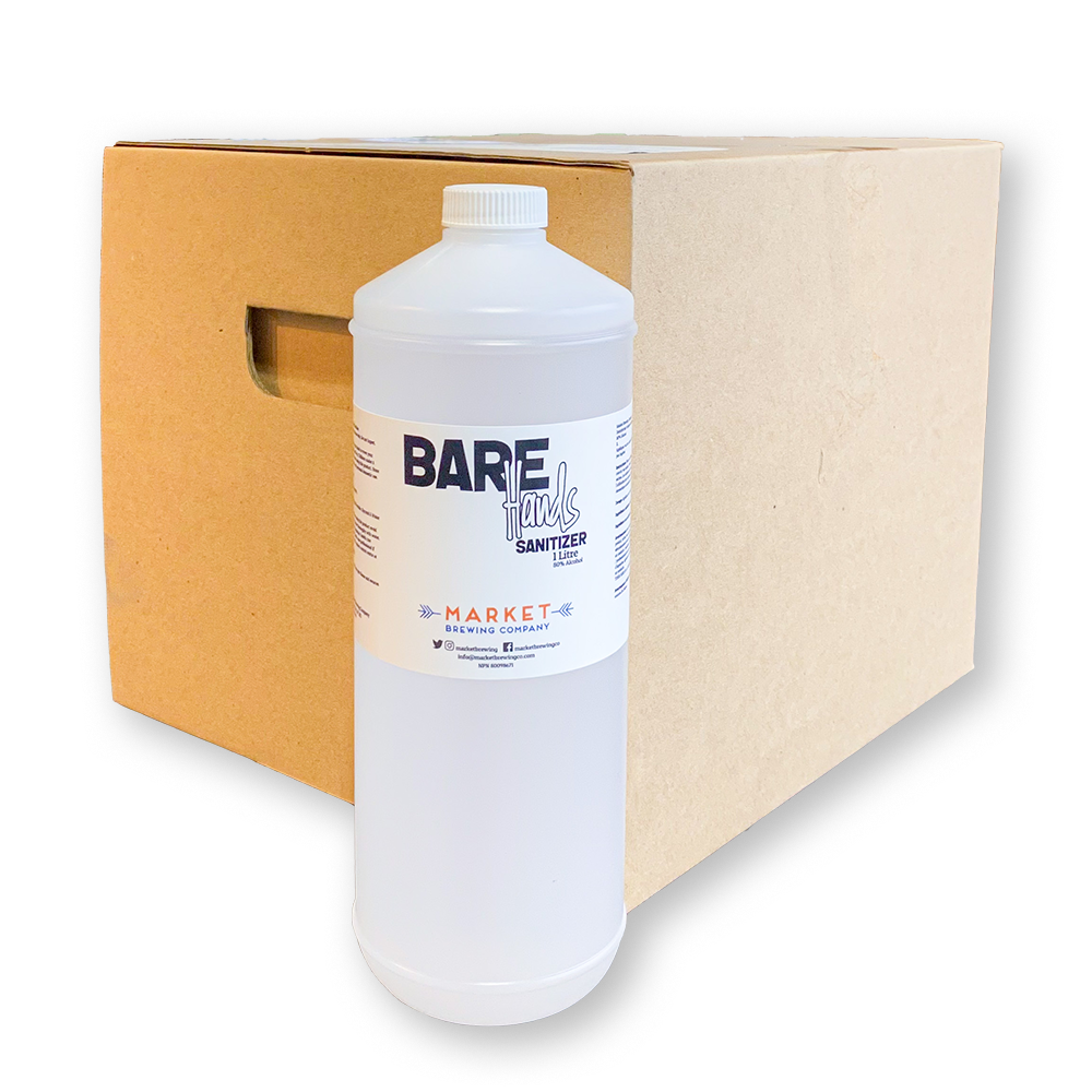 Bare Hands Sanitizer - 1L Case (9 bottles)
