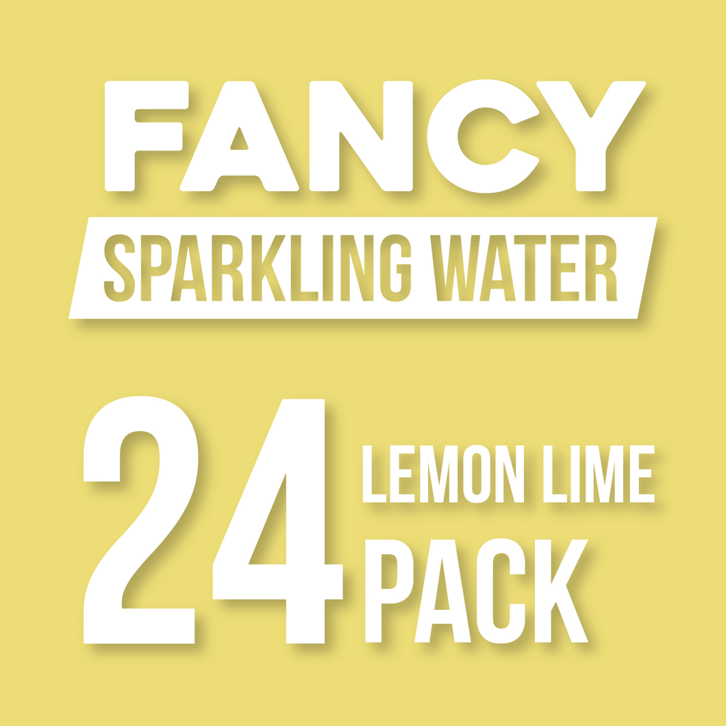 Fancy Sparkling Water - x24 Case - Lemon Lime (0%) - $50