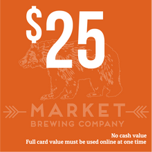 Load image into Gallery viewer, Market Brewing Gift Cards
