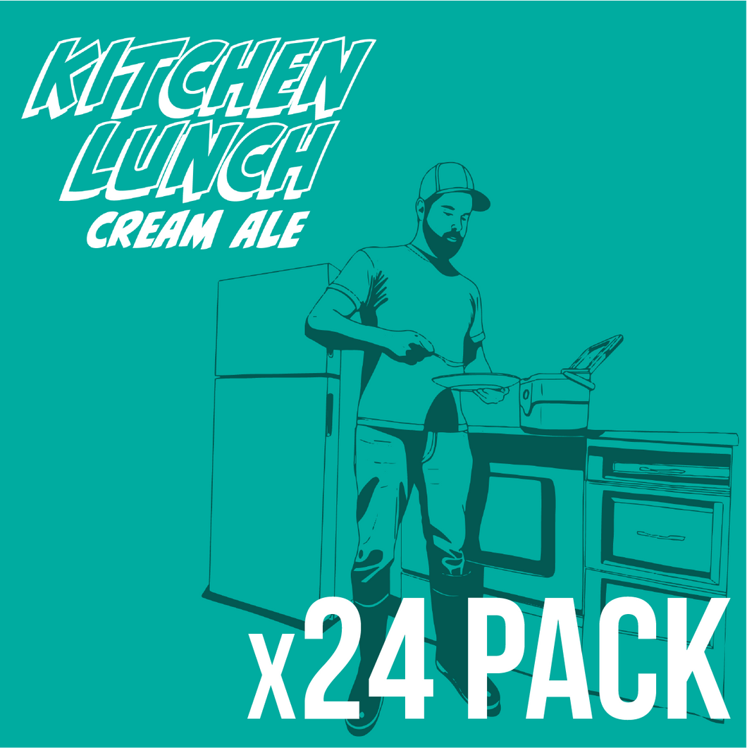 * IN PRODUCTION* Kitchen Lunch Cream Ale (5.6%) x24 Cans - $85